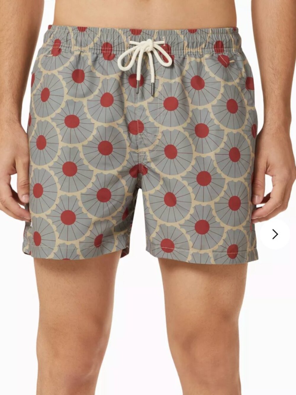 OAS Grey Gatsby Swim Shorts, XXL
